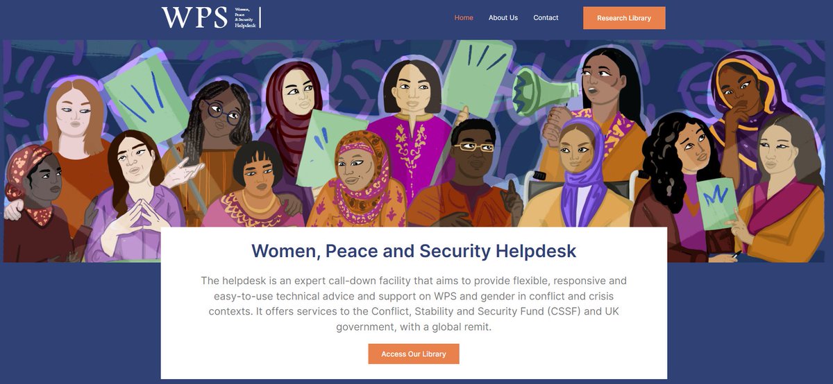 Zarina_GK's tweet photo. The website for the UK's Women, Peace and Security Helpdesk is LIVE https://t.co/Yxq93oXQRR If you're working on WPS in or with governments, please take a look, share, and let me know what you think! #UNSCR1325 #womenpeacesecurity https://t.co/pMqCgJoQZD