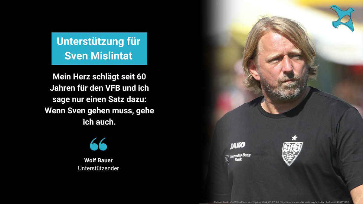 <a href="/SvenMisIintat/">Sven Mislintat</a> ist seit 3 Jahren Sportdirektor beim <a href="/VfB/">VfB Stuttgart 1893</a>, zuständig für u.a. Spielertransfers. ⚽️ Sein Vertrag soll jedoch nicht verlängert werden. Über 10.000 Fans schätzen seine Arbeit &amp; fordern vom Vorstand, ihn zu behalten. Was meinst du dazu? ✍️ openpetition.de/mislintat