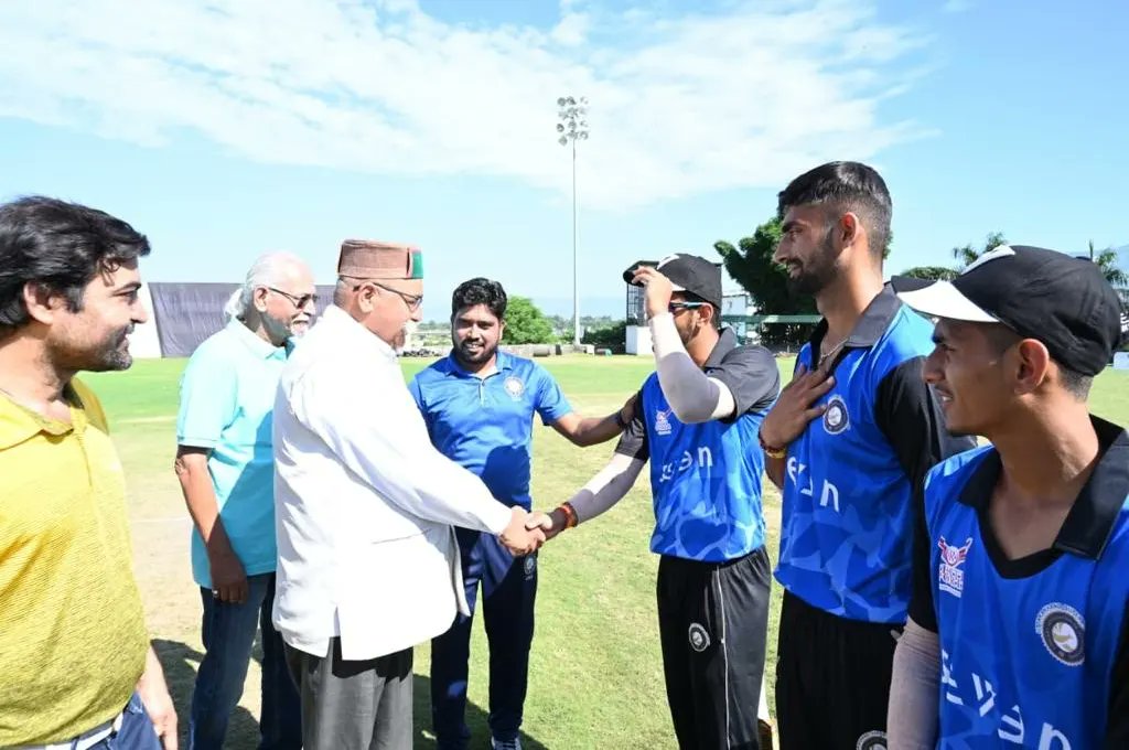 RhitiSports's tweet photo. Seven day Tournament of Uttrakhand Super T20 league organised by @RhitiSports.
Chief Guest Mr. Jot Singh Gunsola President @CricketCau
#cricket #indiancricket #Future #talent #rhitisports #rhitigroup #uttarakhand #dehradun #changemakers #NEXTGENRATION #seven #fit7bymsd #india https://t.co/ZBeIvQTgKe