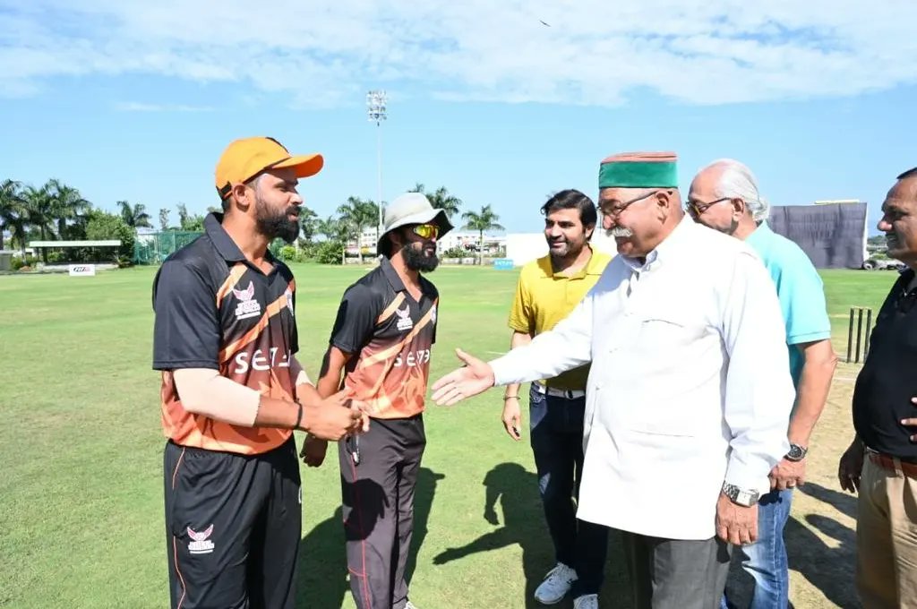 RhitiSports's tweet photo. Seven day Tournament of Uttrakhand Super T20 league organised by @RhitiSports.
Chief Guest Mr. Jot Singh Gunsola President @CricketCau
#cricket #indiancricket #Future #talent #rhitisports #rhitigroup #uttarakhand #dehradun #changemakers #NEXTGENRATION #seven #fit7bymsd #india https://t.co/ZBeIvQTgKe