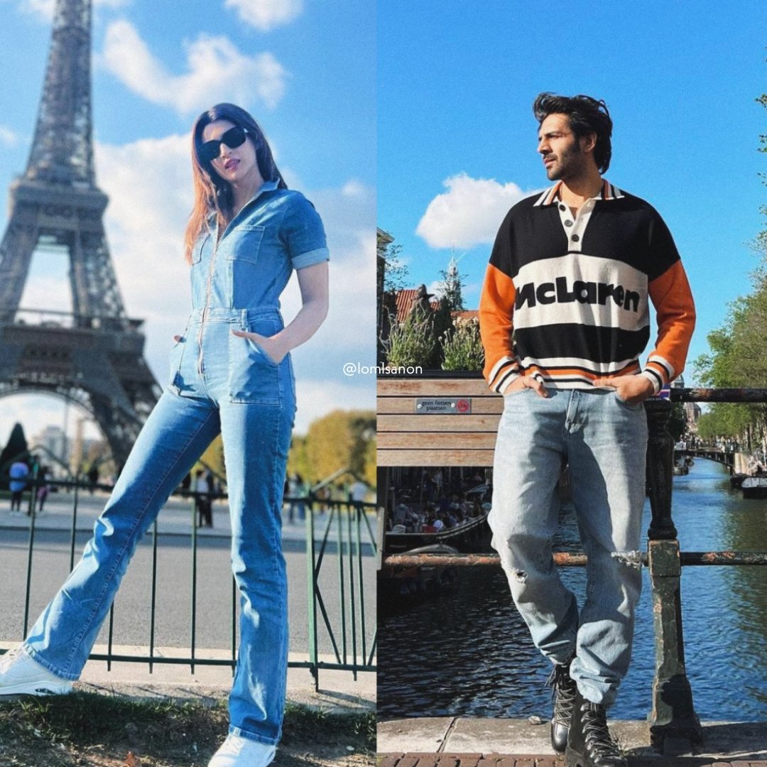 sabasayswhatt's tweet photo. my babies and their kinda same pose pictures from their vacation.🥺🫶🏻
- pt.2 <3

#KartikAaryan • #kariti • #KritiSanon https://t.co/rn0FlOCsYf