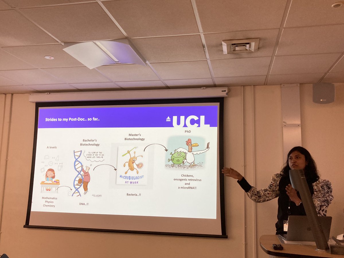 Intresting journey to postdoc presented by Dr. Megha at #NPAW2022 <a href="/pintofscience/">Pint of Science UK</a>
