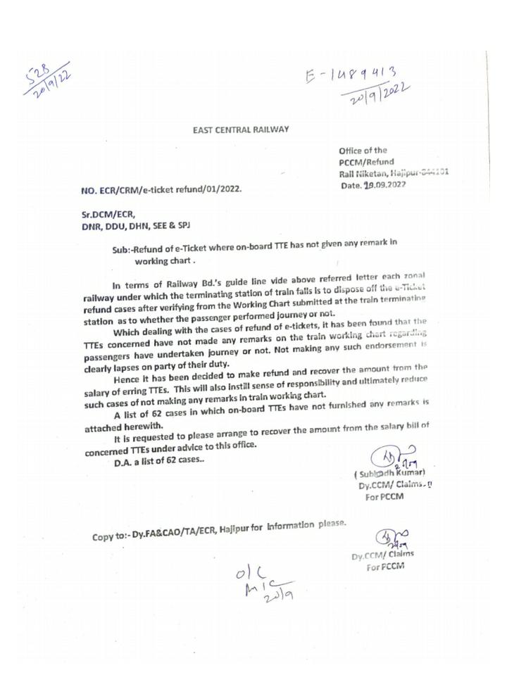 <a href="/GM_ECRly/">GM/ECR</a> CCM ECR का तुगलकी फरमान, <a href="/PMOIndia/">PMO India</a> आदरणीय प्रधानमंत्री जी के डिजिटल इंडिया अभियान की खुलेआम धज्जियां उड़ाई जा रही हैं। <a href="/RailMinIndia/">Ministry of Railways</a> <a href="/AshwiniVaishnaw/">Ashwini Vaishnaw</a> आज जबकि सभी गाड़ियों मे HHT से कार्य करना प्रारम्भ हो चुका है, एवम manual चार्ट से काम करना अनिवार्य नही है