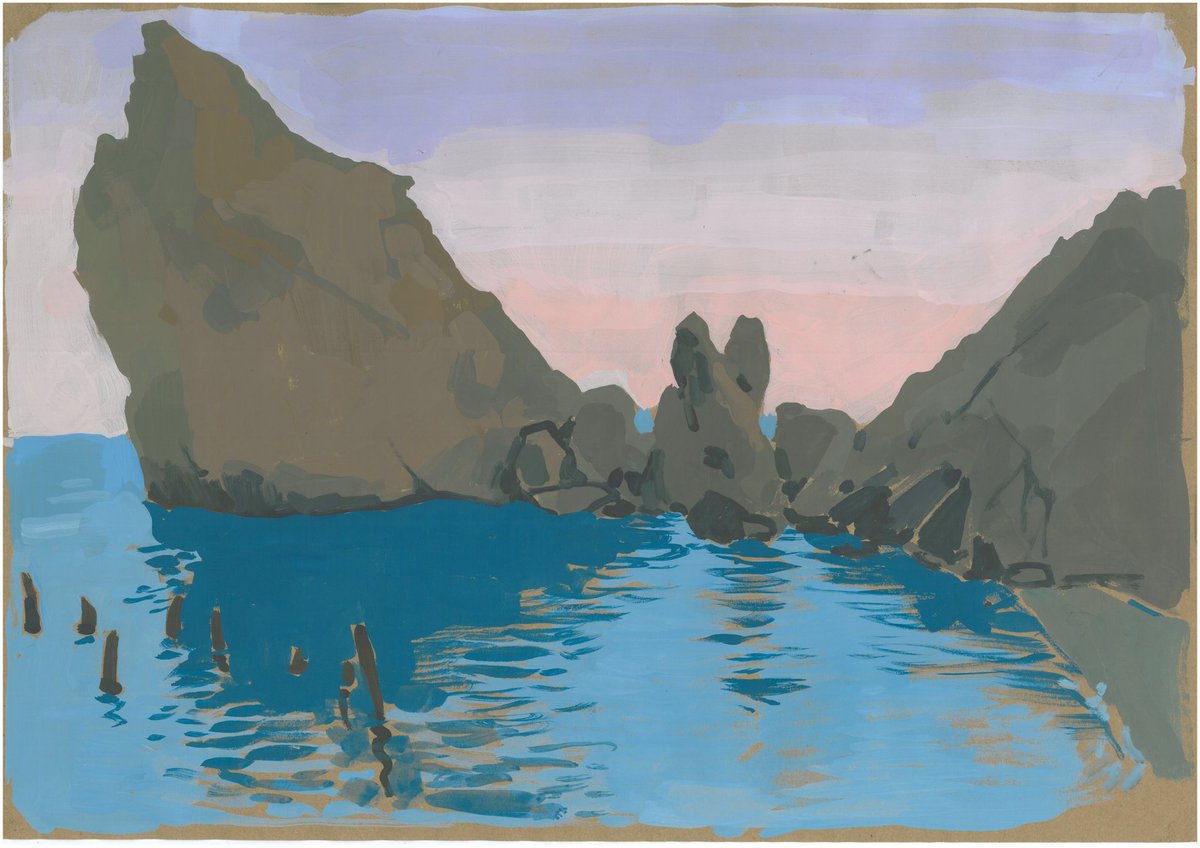 LisaWladimirowa's tweet photo. (Today I added nine new artworks drawn on the sea to my collection of sketches)

Sunset at Sea 🤍 
1/1 traditional art from my collection MY SKETCHBOOK IS ALWAYS WITH ME

0.045 ETH

https://t.co/m00UNnW2mX

#NFTCommunity #NFTs https://t.co/Dad8ywISSQ