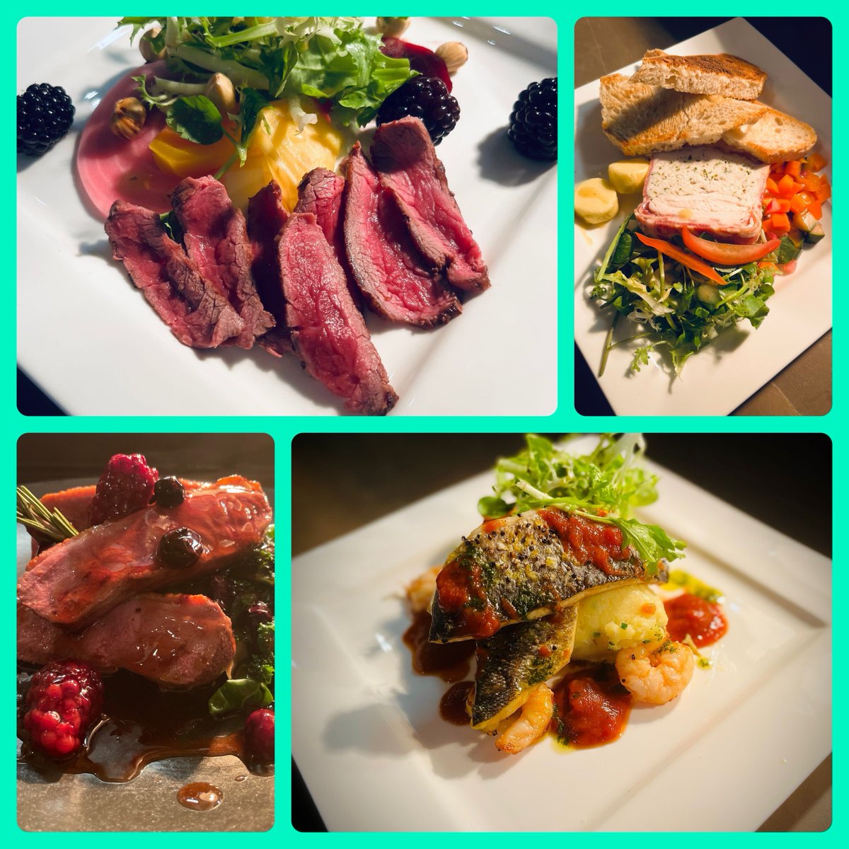 New menu time.. looking pretty fabulous and tasting amazing .. alderleyedgehotel.com