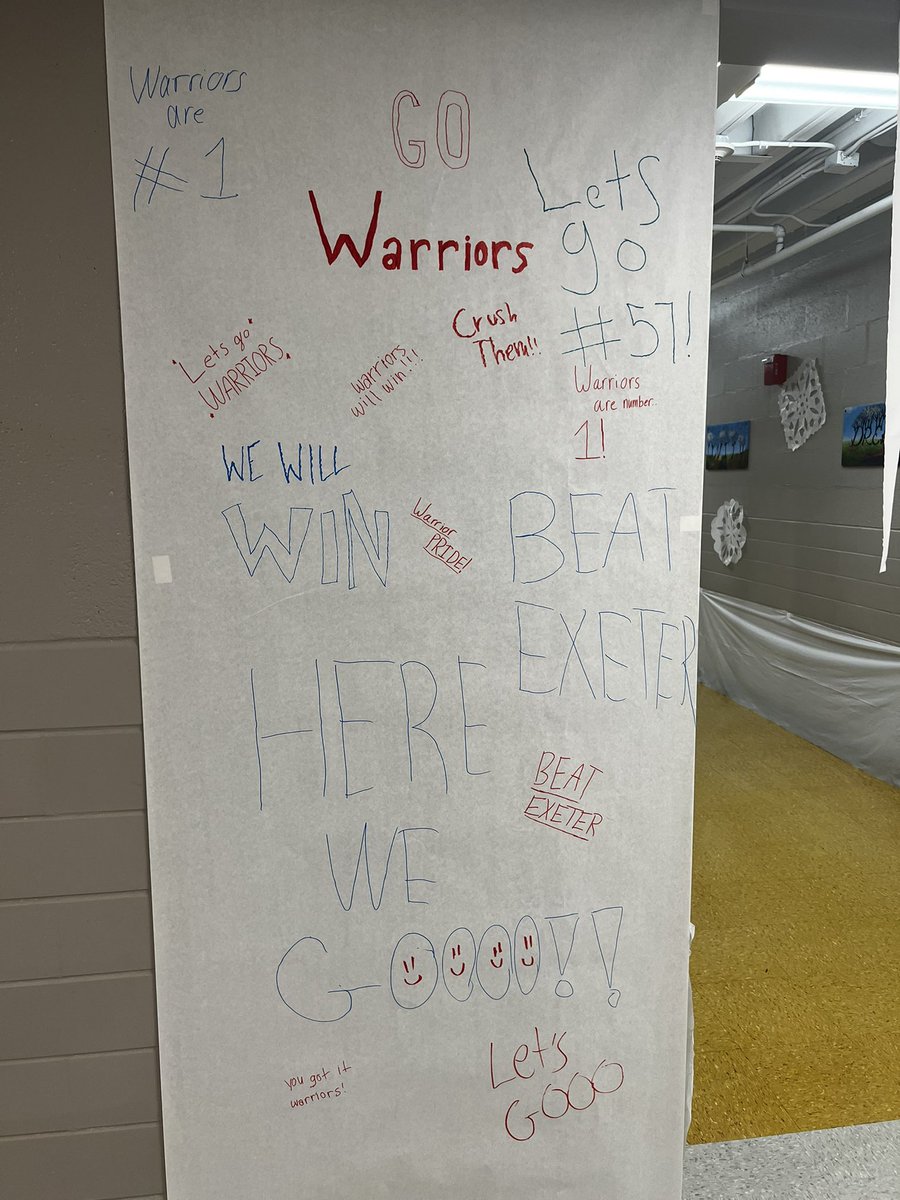 Winnacunnet's tweet photo. Classes are decorating the hallways this week! Who will have the most spirited hallway? #exeterweek https://t.co/tE8PWo01KP