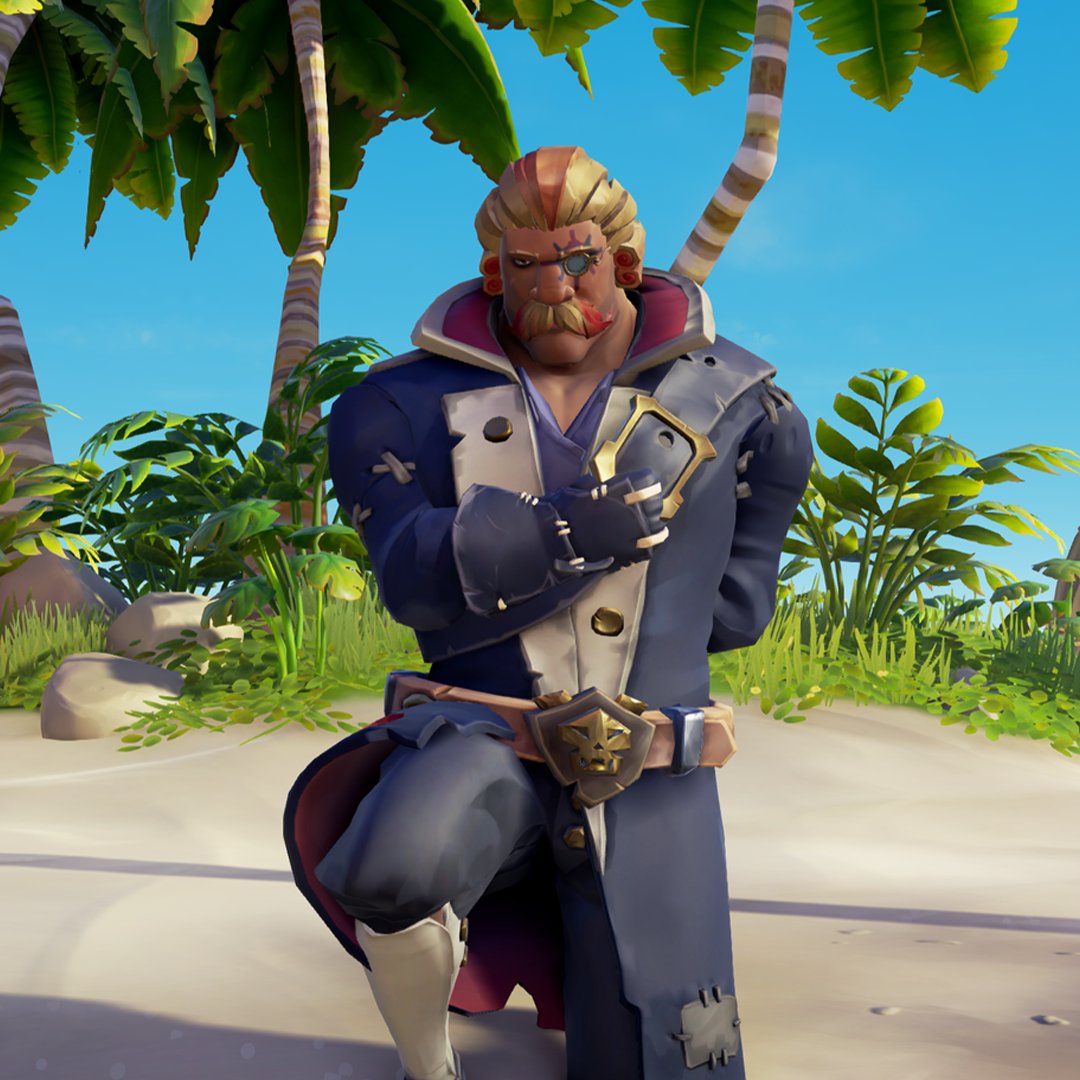 RootsEU_'s tweet photo. Flexing that captaincy drip. Hold tight all the fancy pirates out there. 

Theme: Captaincy
#StyleofThieves @SeaOfThieves https://t.co/SKuSZeEePq