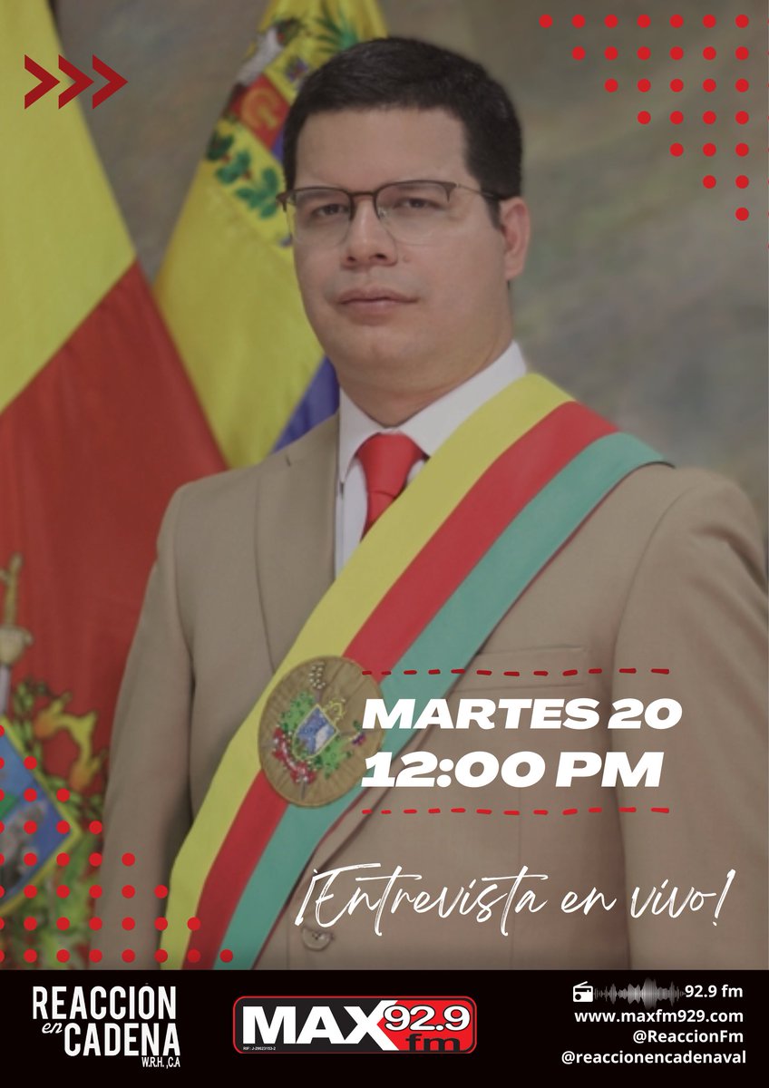 Hoy  en  vivo, desde  el Teatro Municipal de Valencia, converaremos  con el Alcalde  Julio  Fuenmayor, a través <a href="/maxfm929radio/">maxfm929</a>  en  #ElProgramaDeUstedes  <a href="/ReaccionFM/">Reacción en Cadena</a>