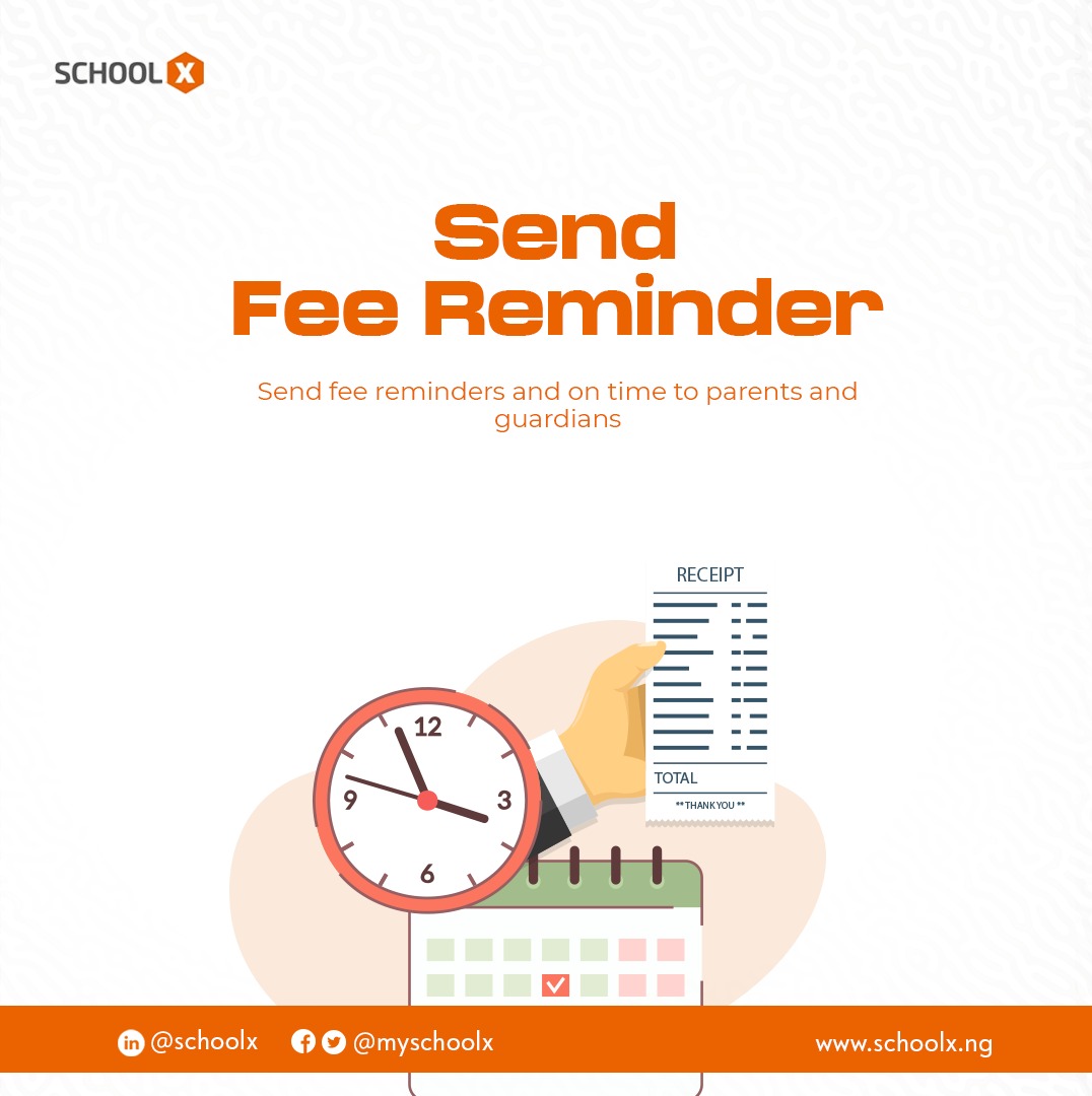 Fee drives can be embarrassing sometimes. Save the stress by automating fee reminders for parents in your school by SMS, Email, and WhatsApp with just a click.