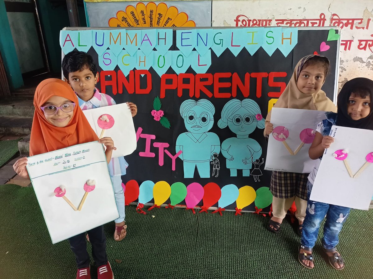 ALUMMAH9's tweet photo. Grand Parents day Activity in Al-Ummah English School, one of the best School in Govandi, Mumbai in terms of Education.
@SOM_Foundation 
@Citizensforair @mdaube https://t.co/26v4OUJppF