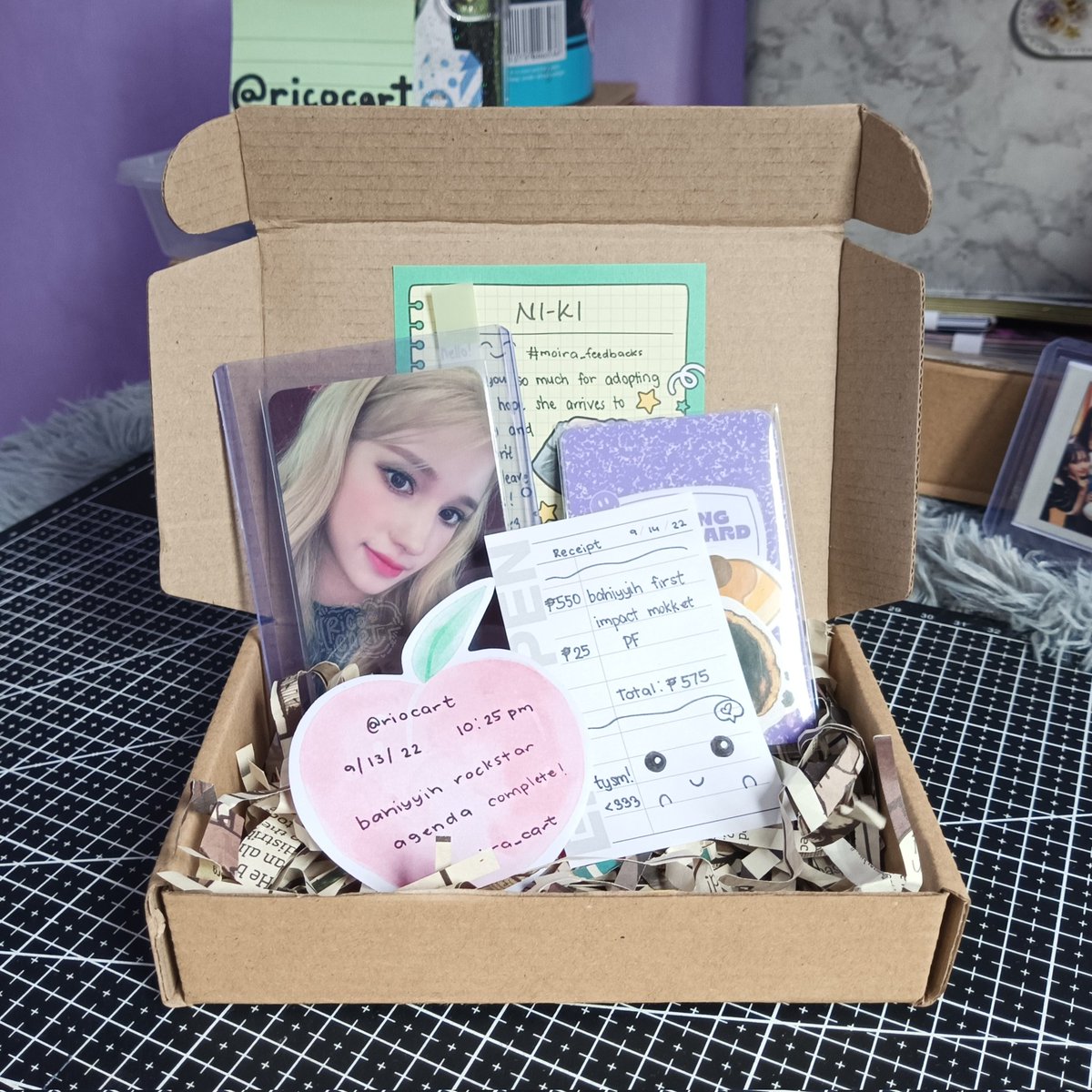 ricocart's tweet photo. ยทห เผ #ricohauls !โ แฅซแญก หห
๐ from @moira_cart !
hi po ! the last pc to complete my bahiyyih rockstar pc agenda came home po yesterday ๐ซถ tysm po for letting me adopt her and packing her safely ! 'til our next transaction po โก
#moira_feedbacks ! ๐ https://t.co/NL2eALjyKJ