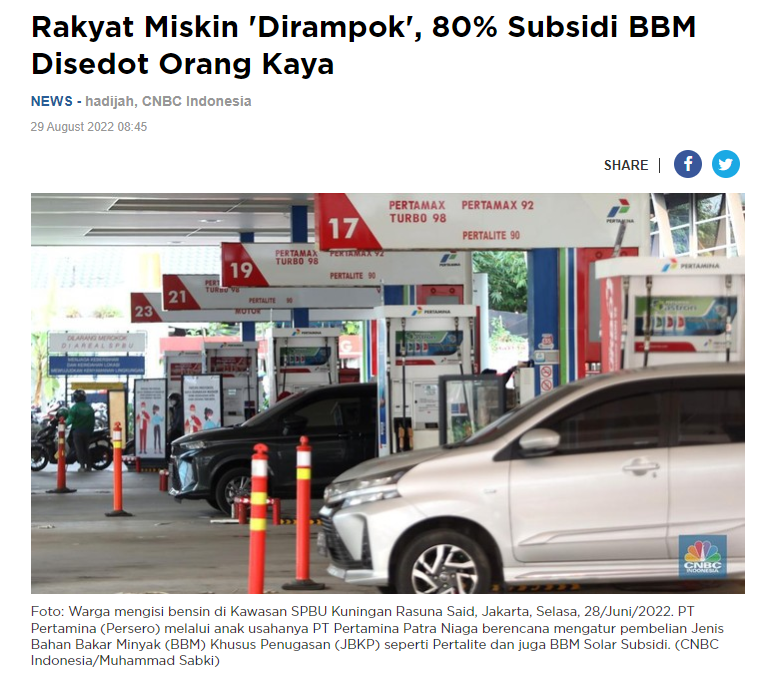 Leonita_Lestari's tweet photo. BBM SUBSIDI YANG BERKEADILAN
.
.
.

Sekedar ilustrasi, kalau pemerintah hari ini jual solar subsidi sebanyak 1 juta liter, data berkata bahwa 890 ribu liter nya atau setara 89 persennya, itu dibeli oleh dunia usaha. https://t.co/jkkhhv5TRw