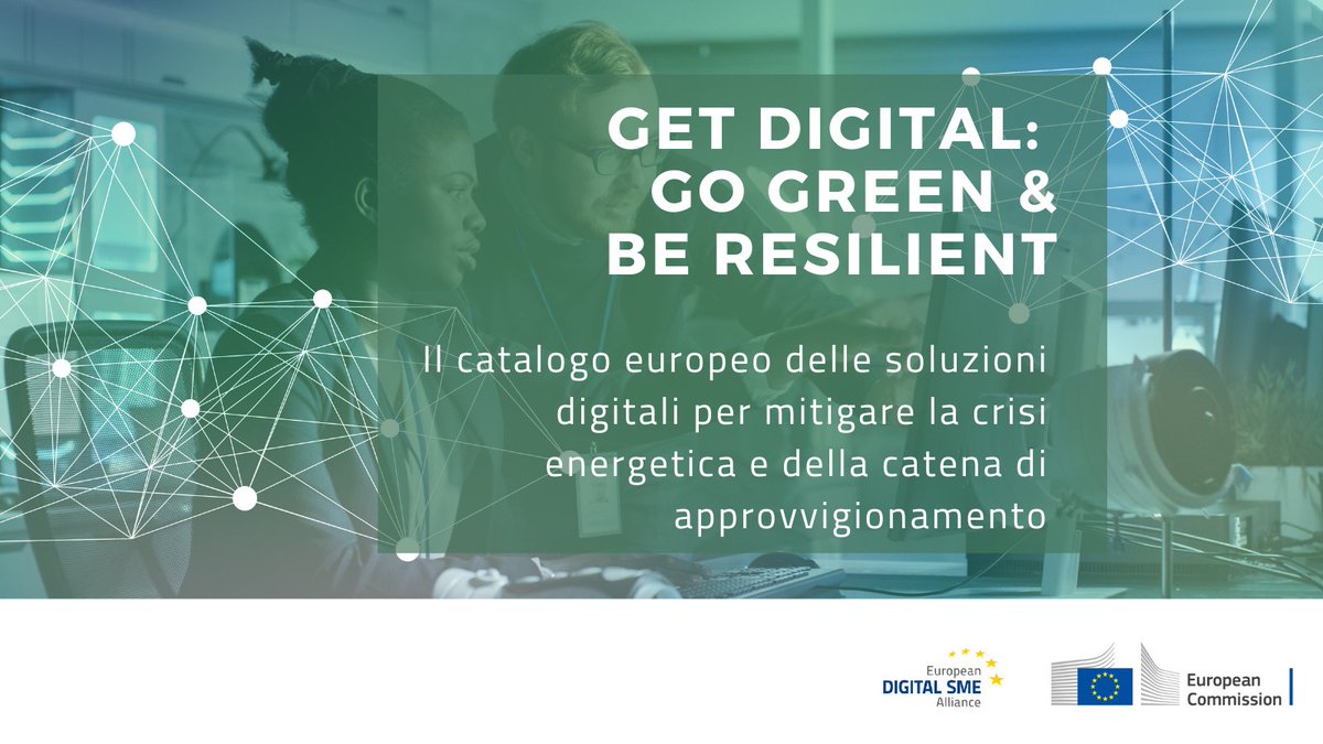 ITdigitalSME's tweet photo. 🚀Restano 10 giorni per presentare la vostra soluzione nel catalogo Get Digital: Go Green & Be Resilient
👉Sei una #PMI con una soluzione innovativa che promuove l'indipendenza energetica e la sostenibilità?
↪️https://t.co/Nz5flWYfpB
Scadenza: 30 settembre
#GetDigitalEU https://t.co/jgGz1B9hnT