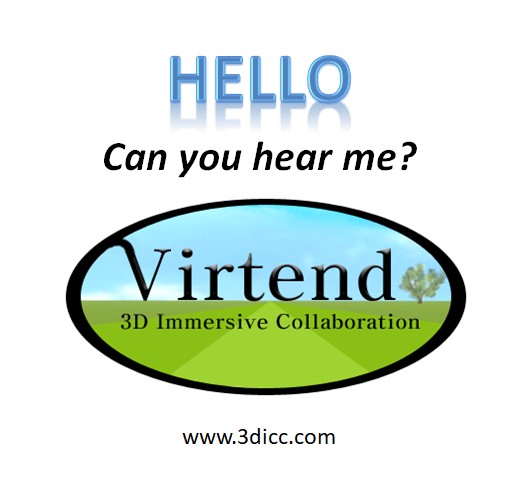 RonTeitelbaum's tweet photo. Hello?  Can you hear me?  Why is #full-duplex audio so important? #Immersive #Collaboration requires group conversation. We prioritize #sound over other traffic to ensure your ability to #communicate. Full-duplex audio in Virtend means that speech flows as naturally as possible. https://t.co/ooBQRumdf8