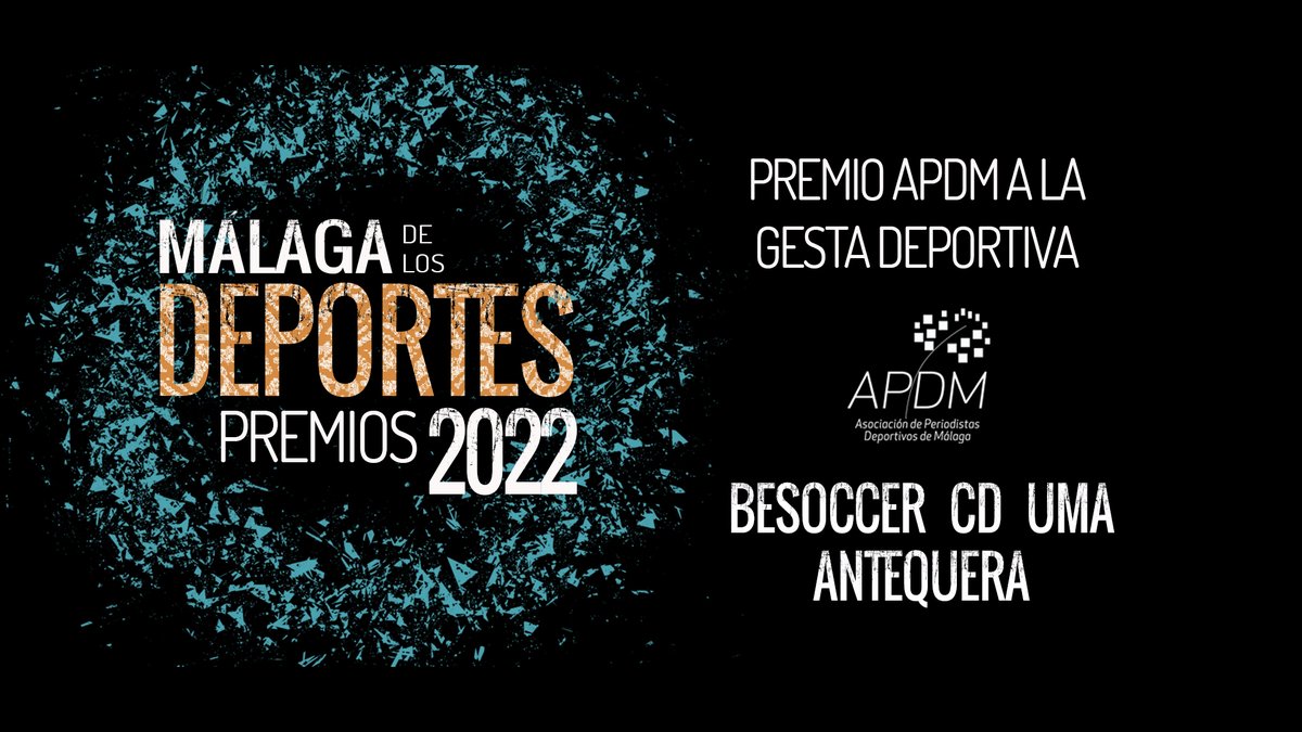 apdeportivosmlg's tweet photo. 📣¡Gracias y enhorabuena a patrocinadores y premiados de la gala de los #premiosAPDM #MálagadelosDeportes2022 por vuestro apoyo🎤

🎙️SEGUIMOS AVANZANDO🎧
@FundlaCaixa @Nerjaatletismo 
@DeportesDipMlg @DamianHQuintero @mariatorresgr8 
@UMAAntequera @CervezaVictoria  @suso_2020 https://t.co/G9fEujr2wv