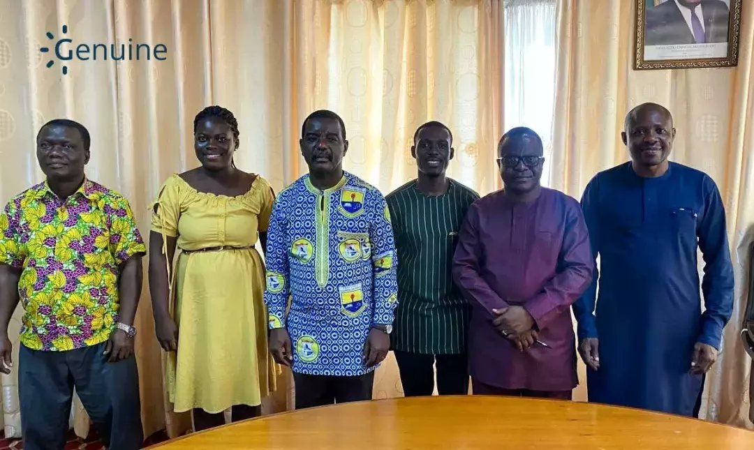 genuineproject_'s tweet photo. #TheGenuineProject is honoured to have signed an MOU with the Cape Coast Technical University for our volunteer/internship programme.
We are grateful to the Vice Chancellor, Ing. Prof. J. D. Owusu Sekyere and Senior Members of the university for this great opportunity. https://t.co/l2FnxMvukp