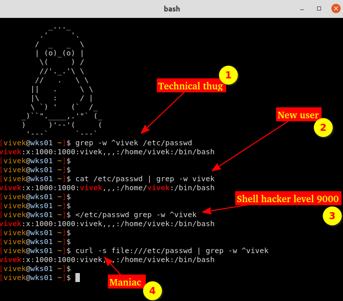 Nixcraft on twitter there are four major species of linux and unix