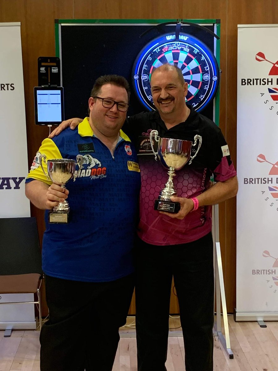 BddaWdf's tweet photo. Bdda masters Sunday 
Standing.
Winner.
Kurt Vandekerckhove 🇧🇪 🏆
Runner up .
Matt Doe 🥈🏴󠁧󠁢󠁥󠁮󠁧󠁿
Well done to everyone 👏 
@WorldParaDarts 
@DartsWDF 
@EDOdarts 
@darts_weekly https://t.co/uUTnTLPP8P