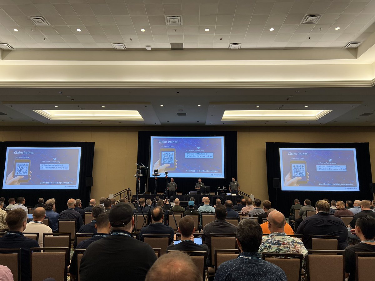 PaladinMachina's tweet image. #avtweeps @Crestron #CrestronMasters here we go!