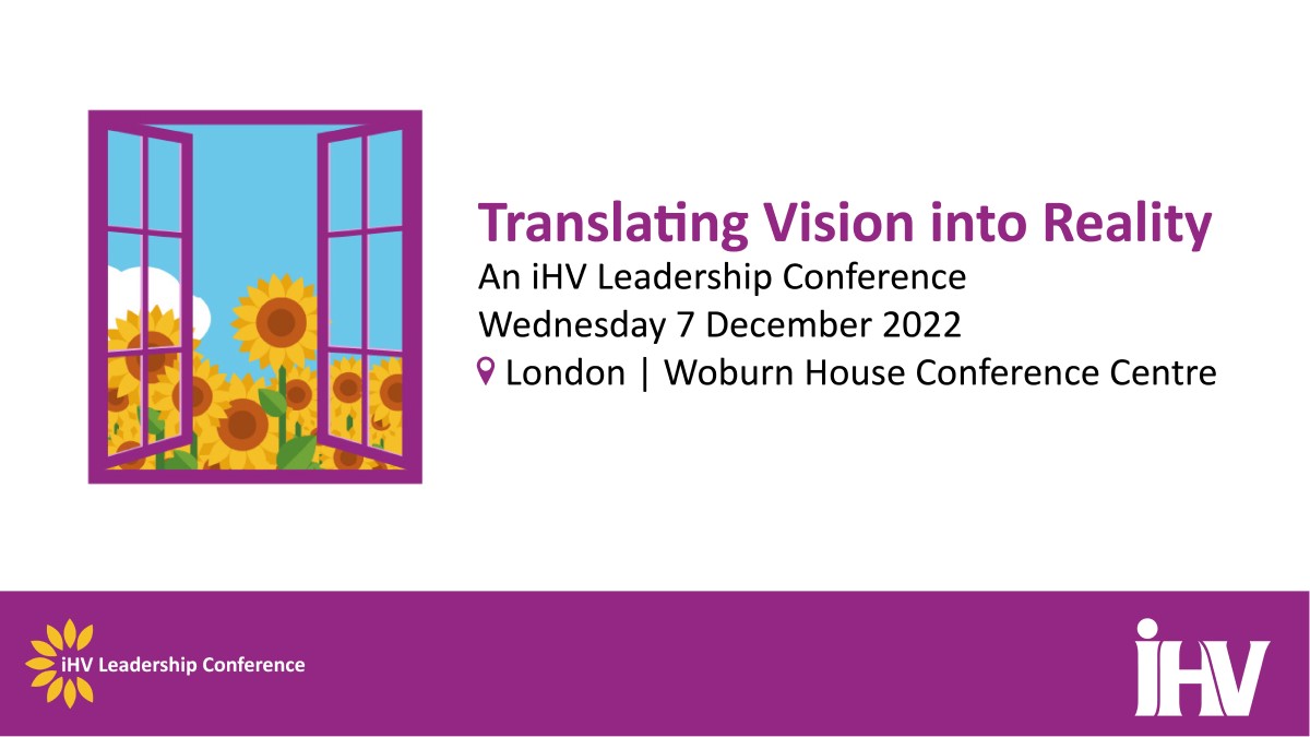 iHealthVisiting's tweet photo. We are very excited to launch our iHV Leadership Conference 'Translating Vision into Reality' being held on 7 Dec 2022 in London. Special early bird ticket rates available until 1 Nov - book your place today! https://t.co/NgVOb2sO09  #iHVLeadership2022 #HealthVisiting https://t.co/JDA6715FM4