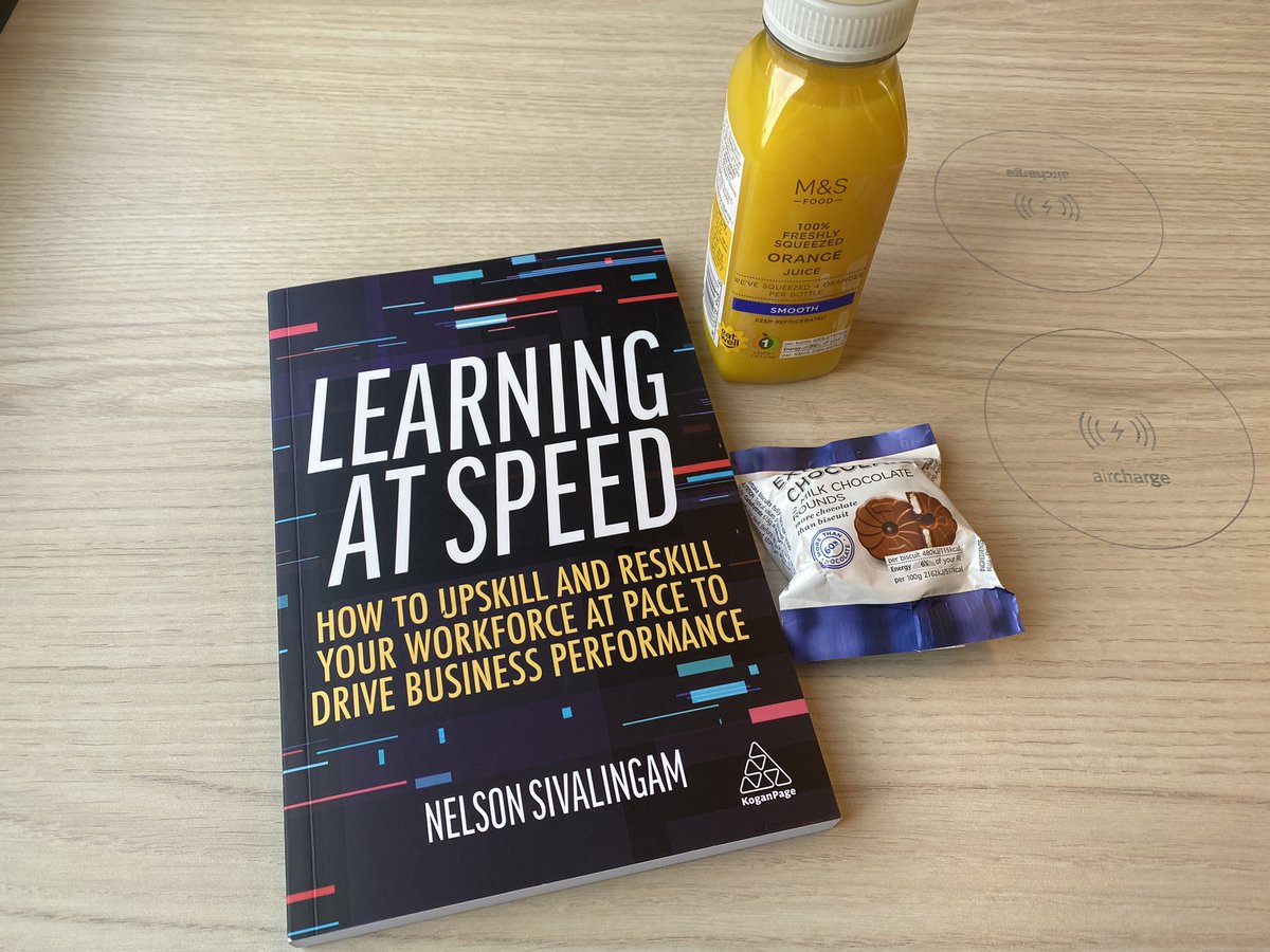 AndyLancasterUK's tweet photo. Just heading into London for @ThatNelsonDude’s launch of his book “Learning at Speed”. Enjoying a further browse as much as the M&S extremely chocolate biscuits. So it’s moreish! Looking forward to seeing folks there, and taking part in a panel discussion with @MiPS1608 https://t.co/K3lXbeVmIM