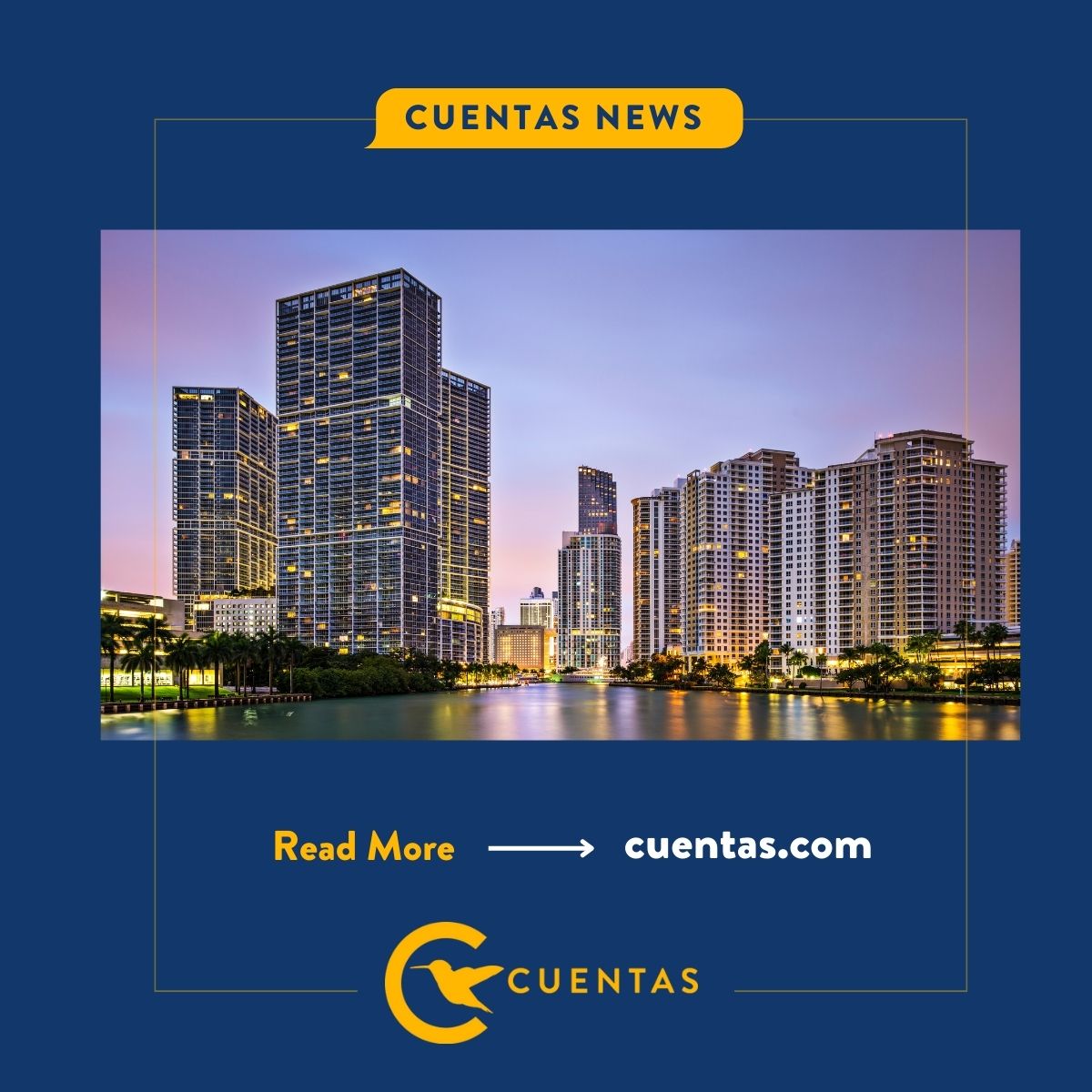 Cuentas Inc. announces hire of Industry Veteran, Jay Adams, as CEO of Cuentas Mobile.  Mr. Adams has guided several prepaid companies to be industry leaders and looks to bring success to Cuentas Mobile.

Read more: bit.ly/3f7bOkp
#CuentasApp #CuentasMobile #CuentasCard