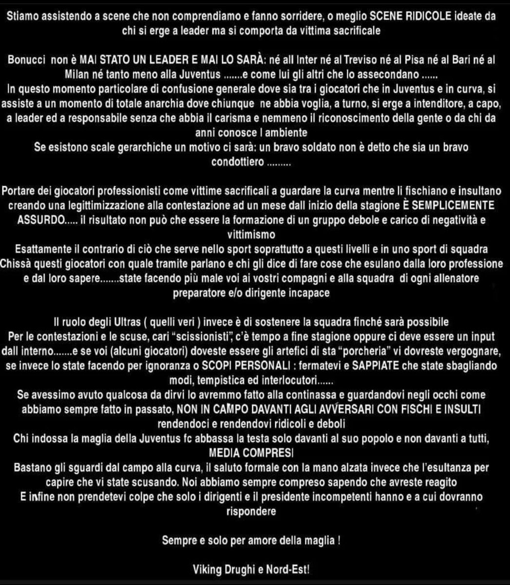 Nathan_Gr_'s tweet photo. Bonucci distrutto dalla Curva Sud. https://t.co/YI0AhISXRY