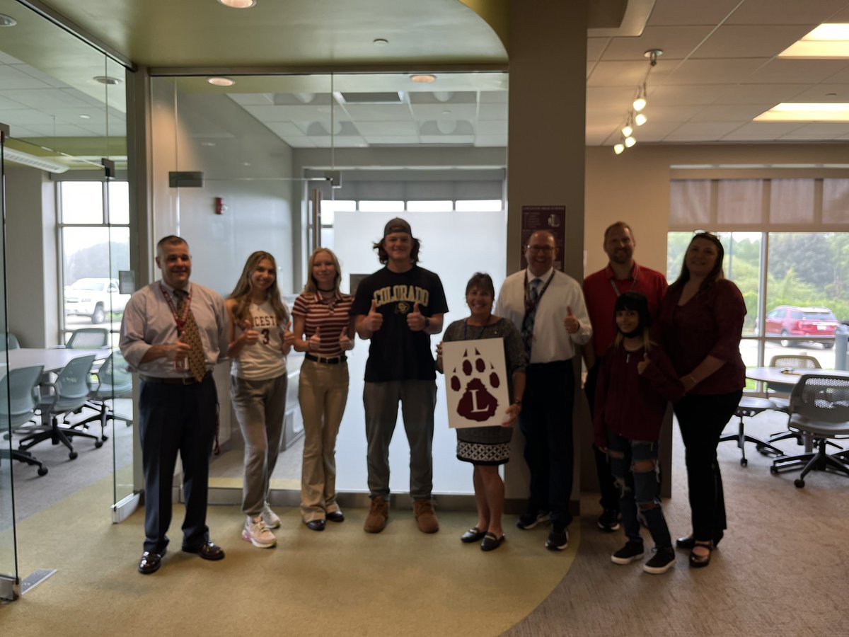 Thank you Senator Gobi for visiting Leicester High School today and talking to our seniors.