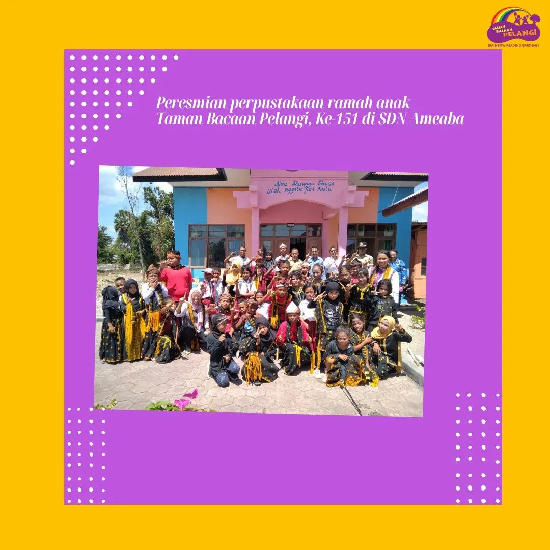 Taman Bacaan Pelangi tweet media