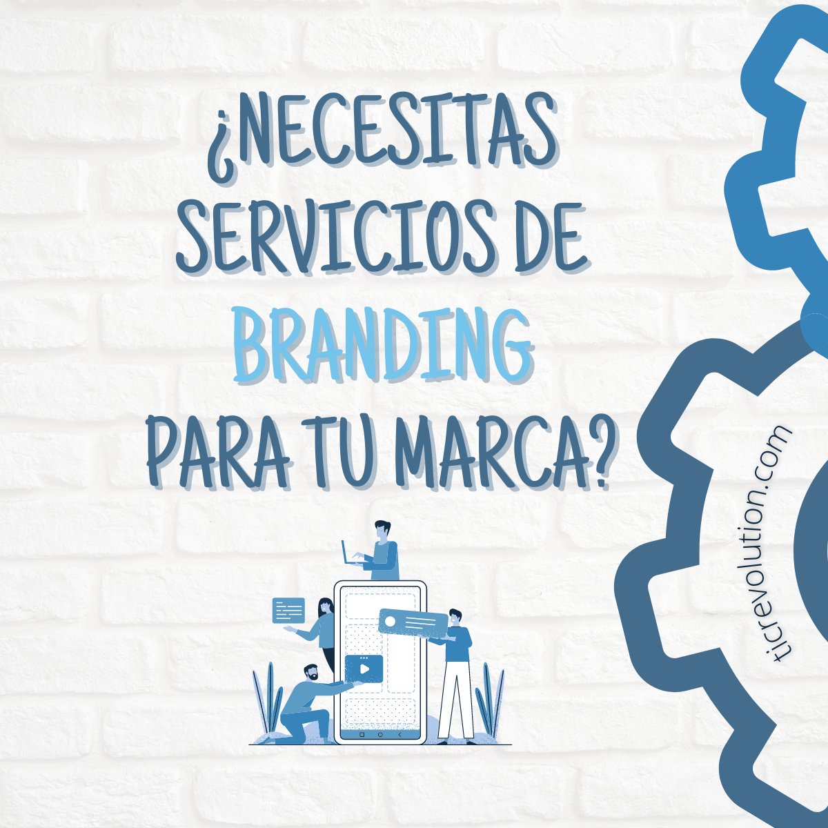 🚀 #TicRevolution | 𝗦𝗲𝗿𝘃𝗶𝗰𝗶𝗼𝘀 𝗱𝗶𝘀𝗲ñ𝗼 𝗹𝗼𝗴𝗼𝘀, 𝗯𝗿𝗮𝗻𝗱𝗶𝗻𝗴 𝗲 𝗶𝗺𝗮𝗴𝗲𝗻 𝗱𝗲 𝗺𝗮𝗿𝗰𝗮⁣
⁣Crear y diseñar logo que te represente y transmite una imagen positiva de ti será nuestro objetivo. La marca, y especialmente el logo, componen la identidad visual.