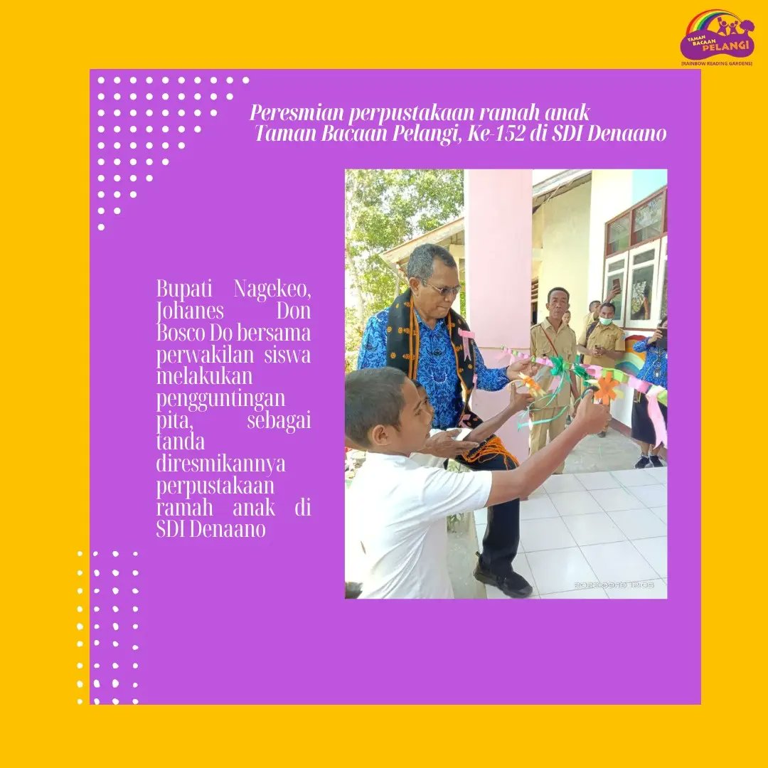 Taman Bacaan Pelangi tweet media