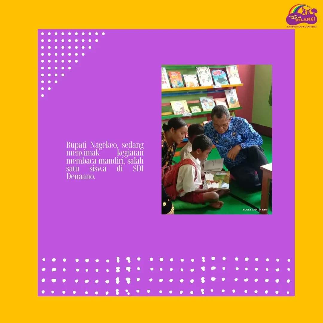 Taman Bacaan Pelangi tweet media