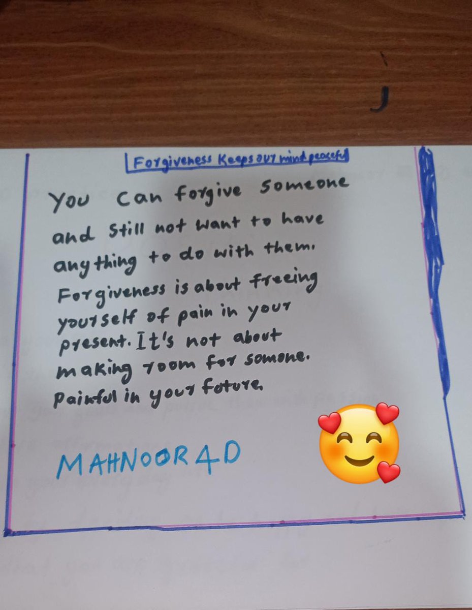 Nazia Naseer (@nazianaseer9) on Twitter photo Summer gratitude task Write on a piece of paper one moment of your life you want to forgive yourself or someone for. Write it on a piece of paper and tear
#t4edu #moeuae #adek #strongschools #bestschoolprize
<a href="/t4educ/">T4 Education</a> <a href="/moeuaeofficial/">وزارة التربية والتعليم</a> <a href="/adek_tweet/">Department of Education & Knowledge - Abu Dhabi</a>
<a href="/shiningstarschl/">Shining Star International School</a> Summer gratitude task Write on a piece of paper one moment of your life you want to forgive yourself or someone for. Write it on a piece of paper and tear
#t4edu #moeuae #adek #strongschools #bestschoolprize
<a href="/t4educ/">T4 Education</a> <a href="/moeuaeofficial/">وزارة التربية والتعليم</a> <a href="/adek_tweet/">Department of Education & Knowledge - Abu Dhabi</a>
<a href="/shiningstarschl/">Shining Star International School</a>