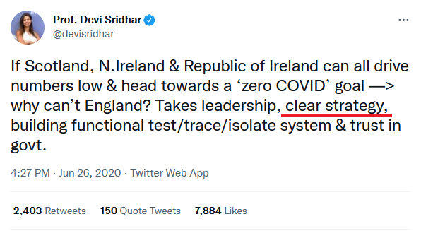 deadlyrhubarb's tweet photo. @TrattenRabbit I know! 😡😤 If only we'd had Devi here to advise us, we too would have been well on our way to the zero COVID goal. #DeviForPM https://t.co/ItD0jPzNXd