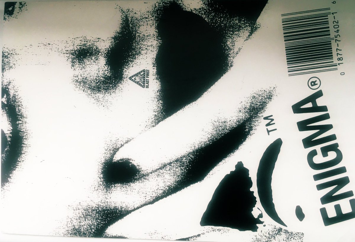 Paytress's tweet photo. Enigmatic promo postcard, 1990-style. #BlastFirst https://t.co/CAKxw1zjY5