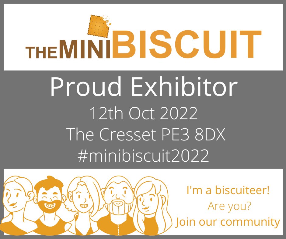 We will be exhibiting at the #MiniBiscuit2022 next month! A brand new event set up to fill the need for smaller exhibitions in and around Peterborough. Head to @TheCresset on 12th October to say hi 👋 and find out how Growth Works could help your business. bit.ly/3LtUnqe