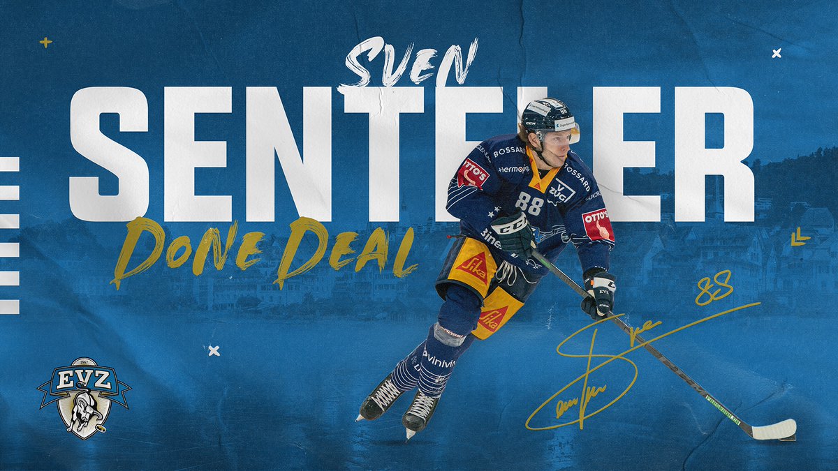 official_EVZ's tweet photo. 🖋️#donedeal - Senti bleibt bis 2026 ein Zuger!

Sven #Senteler ist in seine 8. Saison mit dem #EVZ gestartet und bleibt noch bis mindestens 2025/26 am Zugersee 🤝

📰 Zur Medienmitteilung 👉 https://t.co/QbXGnn3ygT

#fürblauundwiis #einervonuns https://t.co/wyS9iV9pcn