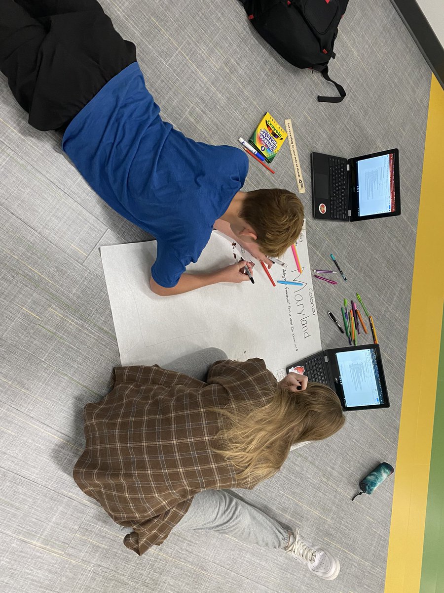 heath254's tweet photo. Ss are working on their colonial fair project… excited to see the final products! @erms_DCSD https://t.co/m3SCKAewAX