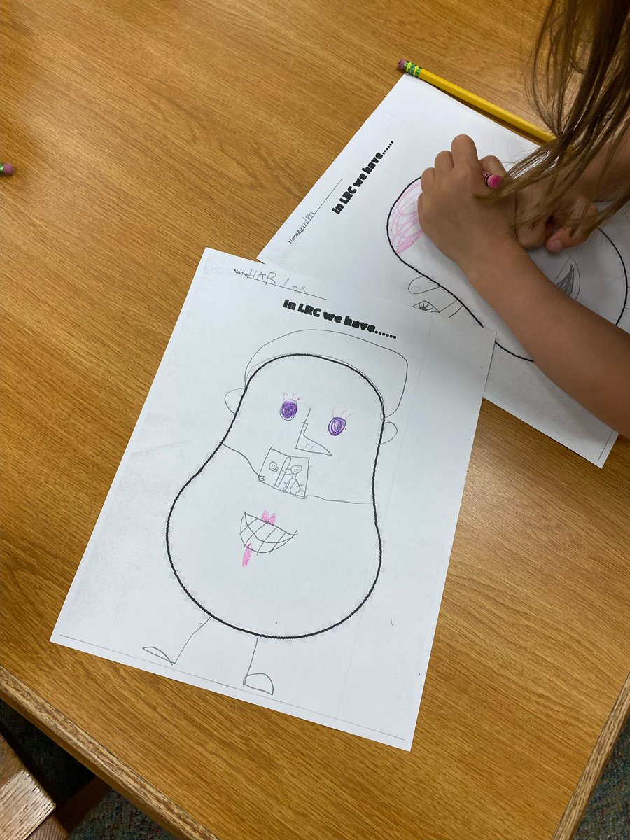 MrsSpatzek's tweet photo. We are library learners!  We have eyes watching, ears listening, quiet mouth, calm body, walking feet, and our thinking caps! #cplearns #d102 https://t.co/KjeBa0dD7j