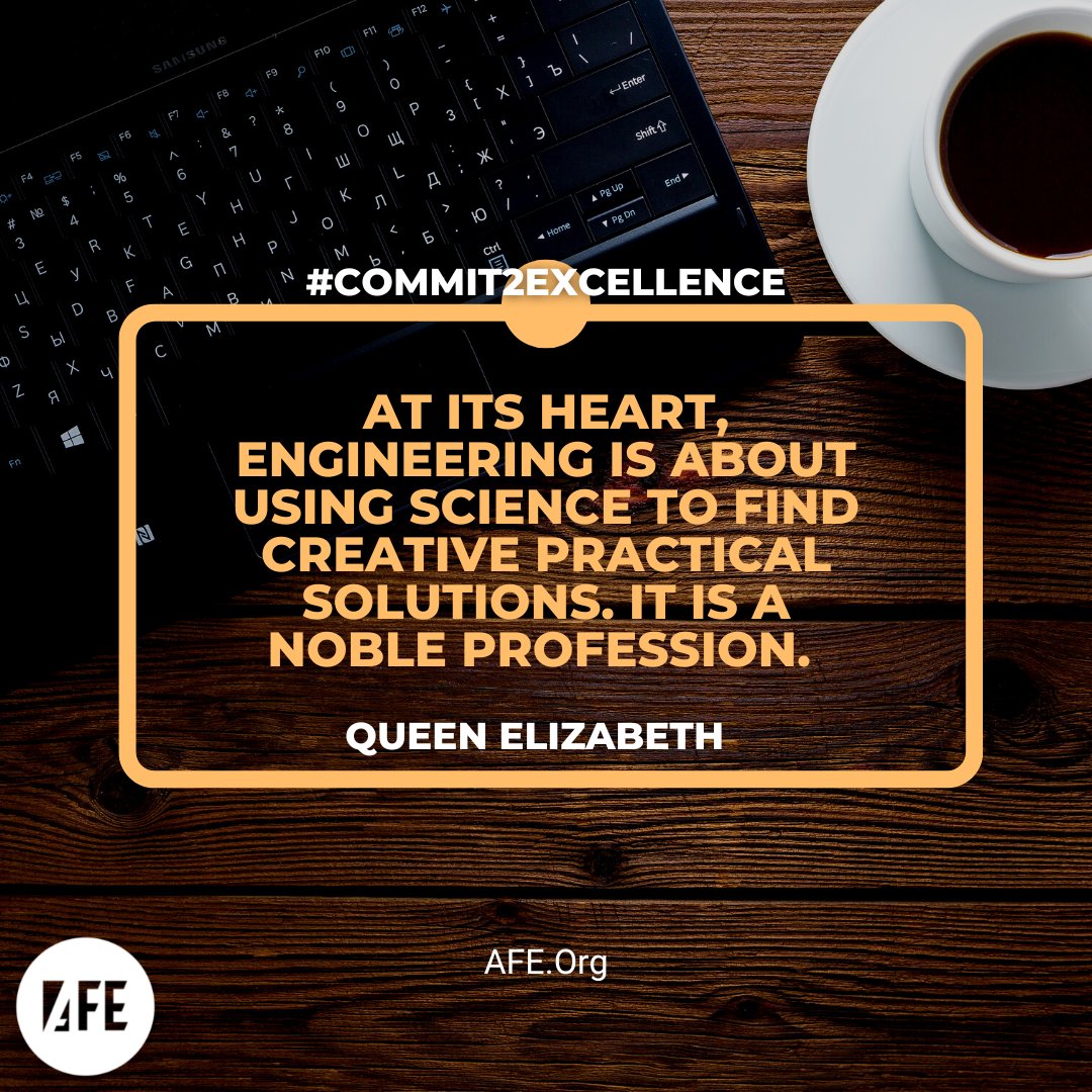 FacilitiesEng's tweet photo. AFE has daily #STEM quotes for you. #Commit2Excellence #engineering #science #education https://t.co/BPzCkl10hv