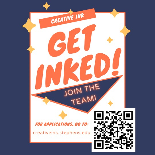 CreativeInkSC's tweet image. Interesting in Creative Ink and want to be a part of the team? Head to the website to apply before the deadline on September 26th so you can be a part of the team next semester! Just email us or talk to staff members for more information and what all goes into being a Creative In