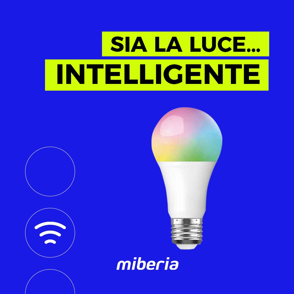 miberia_it's tweet photo. Sia la luce... intelligente!💡
Illumina la tua vita con la lampadina led smart WiFi #Rixton ⤵️

📶Connessione Wi-Fi
📱Telecomando
🎙️Compatibile con Alexa e Google Assistant

#BombillaRixton 👉 https://t.co/DH0ld2HsLl
#LampadinaSmart #LampadinaIntelligente #Smarthome https://t.co/deAcQ4SrA8
