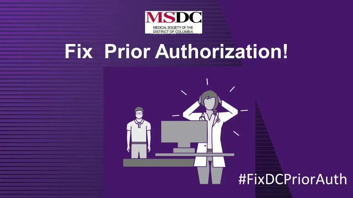 MedSocDC's tweet photo. 93% of physicians reported care delays because of prior authorizations. @VinceGrayWard7, @BrianneKNadeau, @CMCharlesAllen, @marycheh, @CMCHenderson, schedule a hearing on B24-655 and #FixDCPriorAuth. https://t.co/kLLF2CSF4l