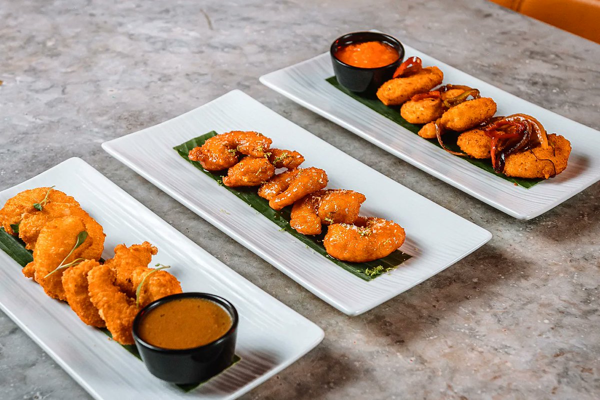 chef_exose's tweet photo. Panko Crusted Prawns ๐ฆ
Available in 3 Flavours ๐
- Katsu Curry
- Saigon Chilli
- Salt & Pepper
Available at @blvdmcr as a small or large plate ๐ฝ
#ExoseFood #ExoseCateringGroup #BLVDManchester #Prawns #SaltPepper https://t.co/KLLNbRPJZI