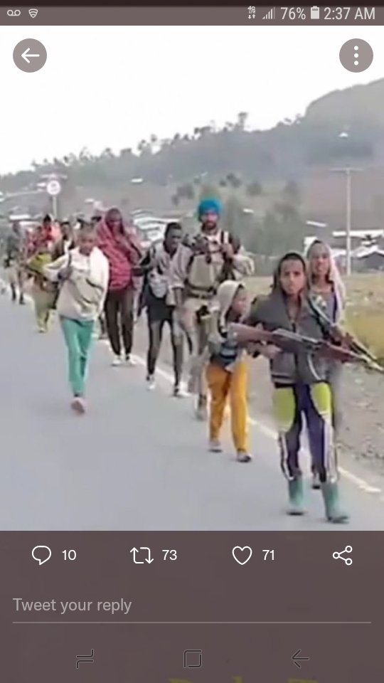 Ri13657436's tweet photo. @UN_HRC @UN @UNEthiopia @africarenewal 🛑 NEWS ALERT 

UN human rights actually doesn't care about humanity, it cares the most for its political interests in Ethopa.  
TPLF's crime against humanity. 

🛑recruiting child soldiers 
🛑 human wave invasion 
🛑 UN fuel theft 
🛑 aid foods theft 
🛑 rape &amp; atrocities. https://t.co/MTXqv4vaFh