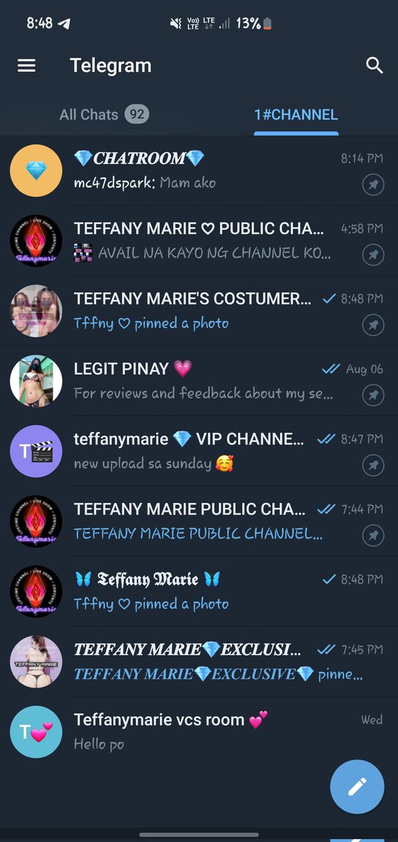 marie_teffany's tweet photo. LF/ALTERS/SELLERS NA GUSTO MAG JOIN OR MAG MARKET SA MGA TG GROUPS KO (GIRLS ONLY)
MY TG GROUP-1166 ACTIVE MEMBERS
MY CHANNEL'S-577&amp;402 ACTIVE MEMBERS
(MARAMING AVAILERS)
WILLING AKO MAG TURO SA MGA NEWBIE WALANG KAPALIT BASTA WILLING MAGPA VERRIFIED DM MY TG
#alter #alterpinay https://t.co/aDD9Wn3R8p