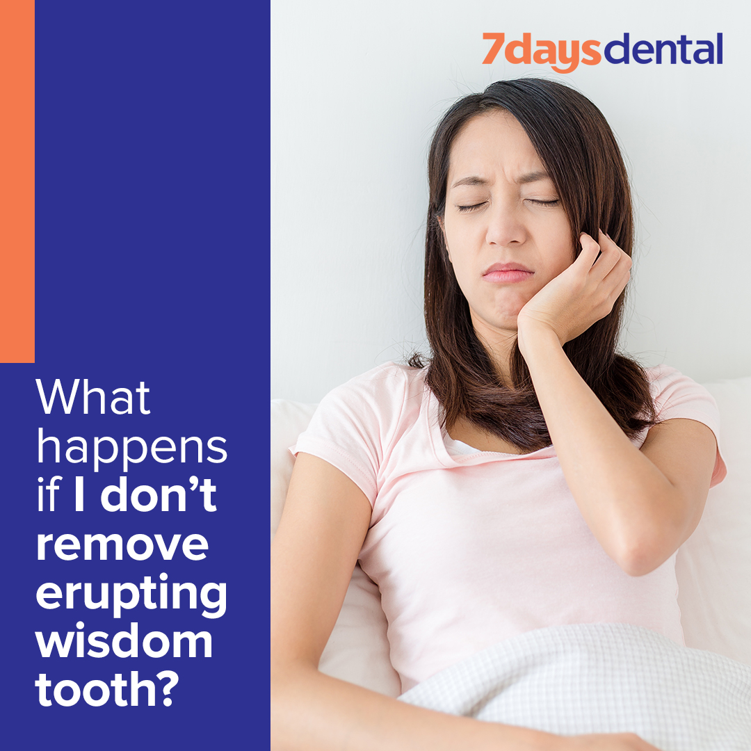 7DaysDental's tweet image. In addition to increasing the risk of infection and abscesses, impacted wisdom teeth can harm, decay, and affect healthy teeth.

#wisdomtooth #erupting #tootheruption #healthytooth #7daysdental #dentalservices #dentalhealth #dentists