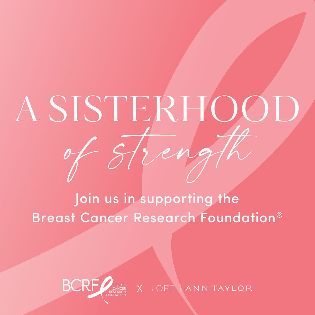 LOFT's tweet photo. Because we’re stronger together, join us in supporting the life-saving research of @BCRFcure. See how you can help make a difference: https://t.co/1TiXoxEm1z https://t.co/GyEgfp4vHc