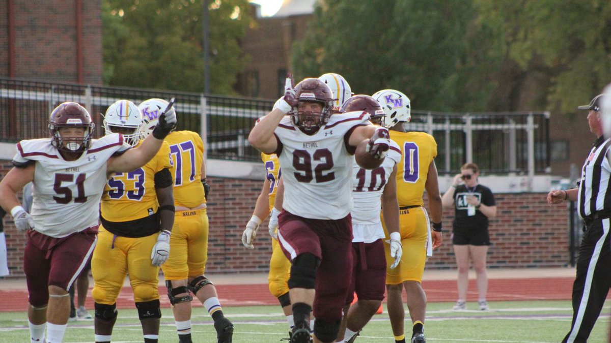 NAIAFBALL's tweet photo. "If you share a name, eventually you should play." - Cory Thorpe

Interesting to see the Bethel's come in at #13 and #14 in the NAIA Coaches Poll. https://t.co/4AFTjQ1xDq