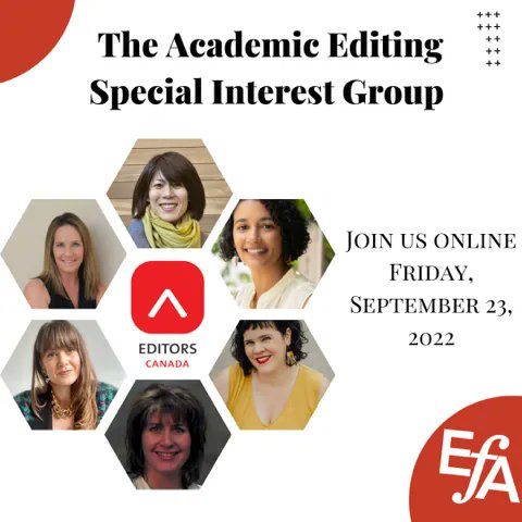 EditorsCanada's tweet photo. Academic clients need editors more than ever. This week in the #EditorsWeekly, Cathy McPhalen discusses the vision for Editors Canada’s new special interest group and details of the upcoming launch event with @EFAFreelancers: https://t.co/4cY4XRGqdX https://t.co/BkuK1cksbA